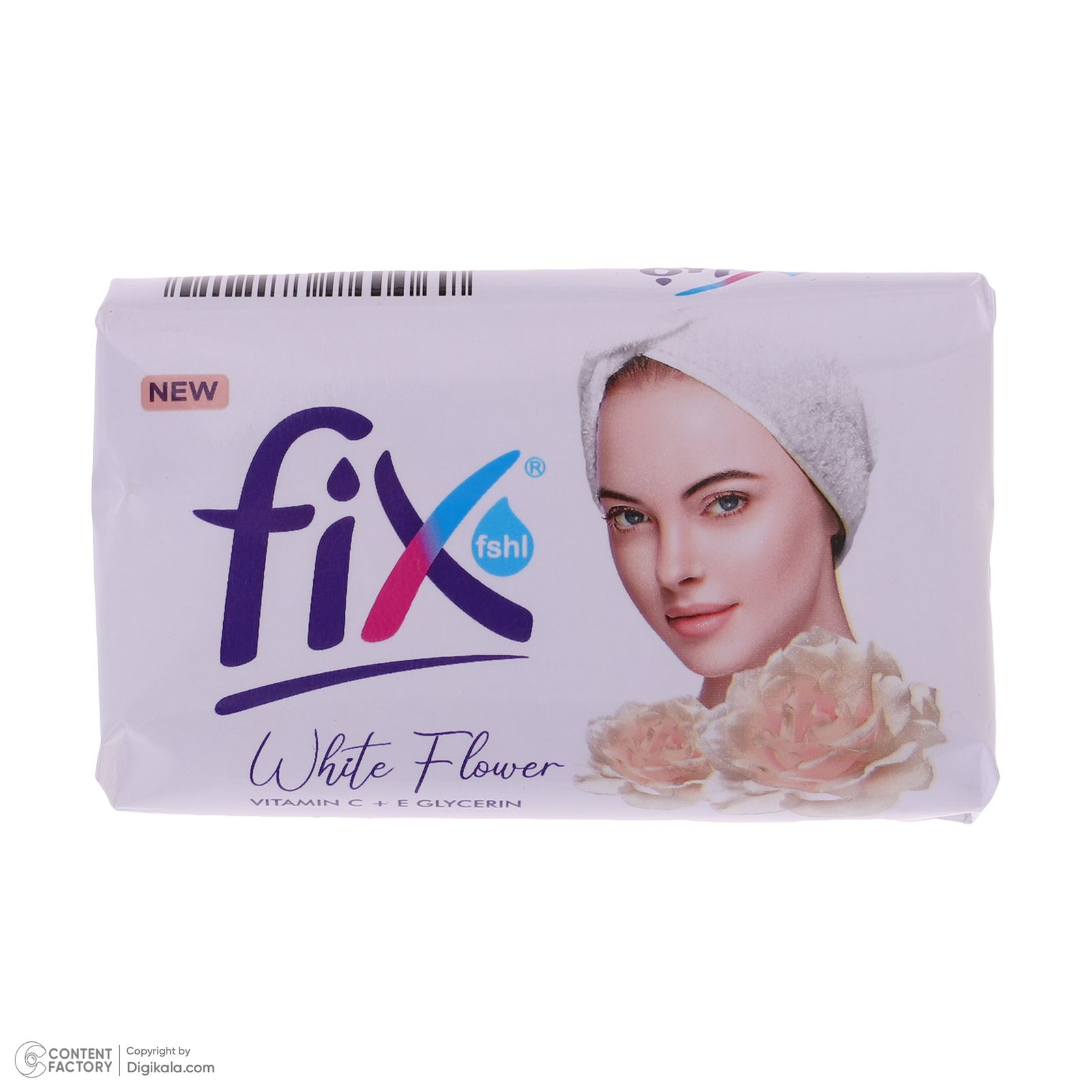 صابون شستشو فیکس مدل White Flower وزن 90 گرم بسته 6 عددی -  - 2