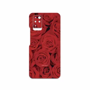 MAHOOT Red-Flower Cover Sticker for Infinix Note 10
