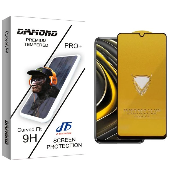 محافظ صفحه نمایش جی اف مدل Diamond OG مناسب برای گوشی موبایل شیائومی Poco M3