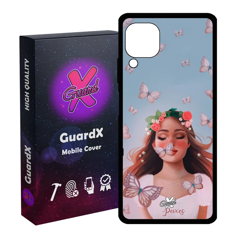 کاور گارد ایکس طرح Girl مدل Glass10380 مناسب برای گوشی موبایل هوآوی Nova 7i / Nova 6 SE / P40 Lite