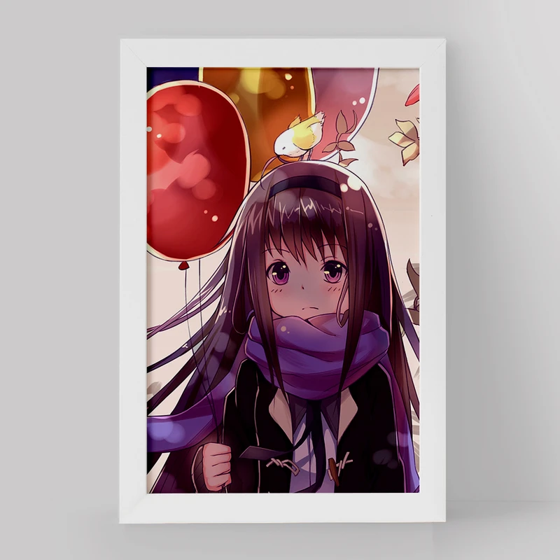 تابلو خندالو مدل همورا انیمه مادوکا مجیکا Madoka Magica کد 18358