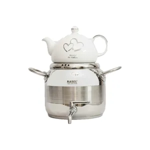 ست کتری و قوری راسل مدل IR-107S گنجایش کتری ۴ لیتر گنجایش قوری ۱ لیتر 