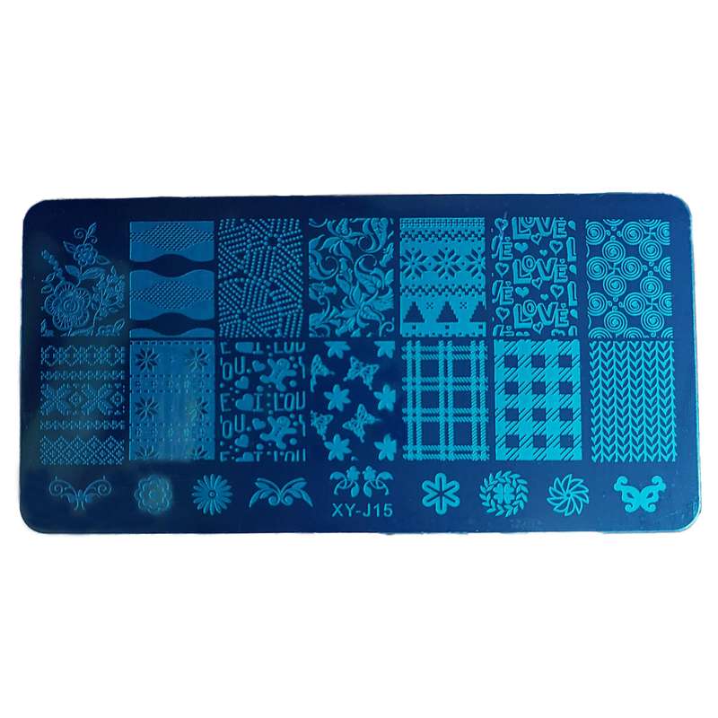 شابلون طراحی ناخن مدل XY-J15 شابلون طراحی ناخن مدل XY-J15