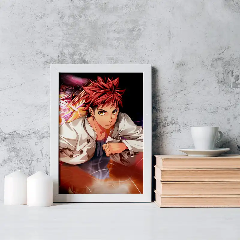 تابلو خندالو مدل سوما انیمه جنگ غذاها کد 16981