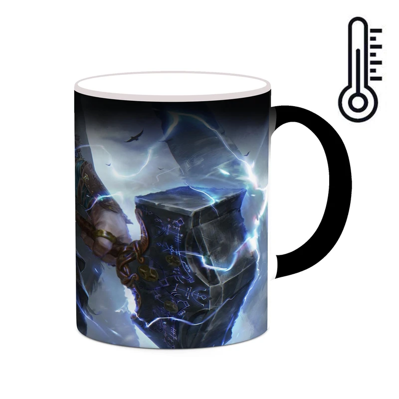 ماگ حرارتی کاکتی طرح گاد آف وار God Of War مدل mgh40523