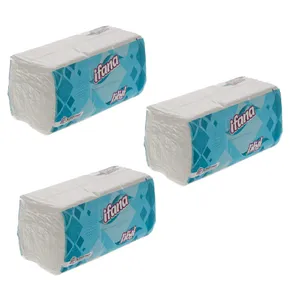 دستمال کاغذی 250 برگ ایفانا کد 01 بسته 3 عددی