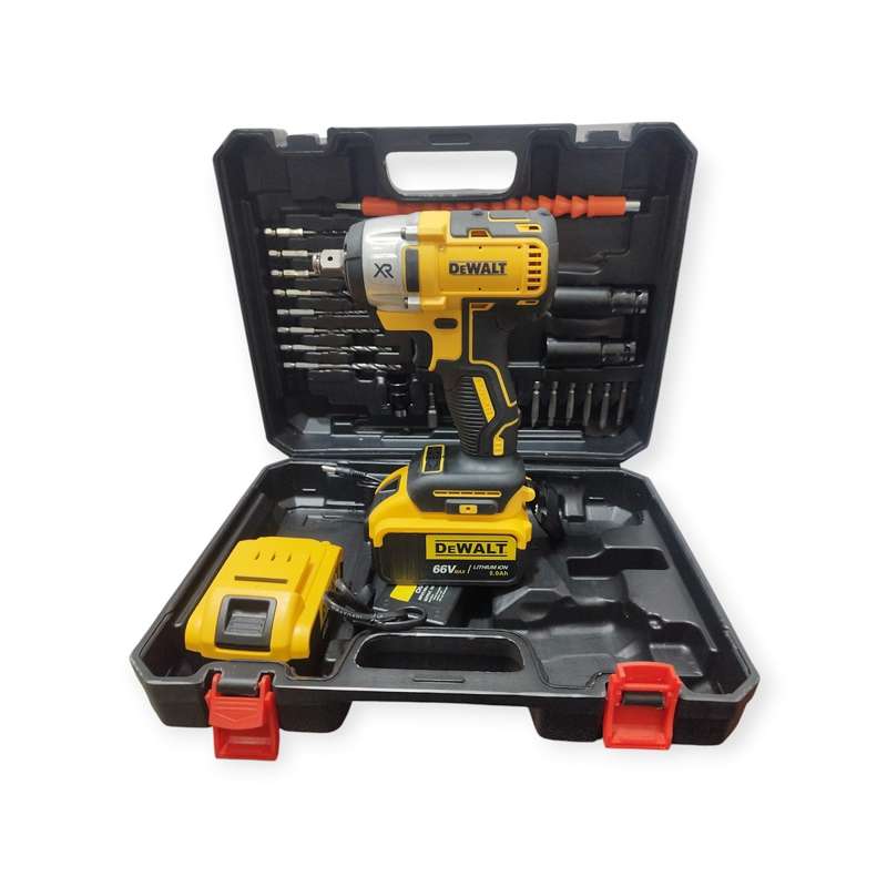 آچار بکس شارژی ۷۵۰ وات دیوالت مدلXGT66 سایز 1/2 اینچ مجموعه ۲۹ عددی آچار بکس شارژی ۷۵۰ وات دیوالت مدلXGT66 سایز 1/2 اینچ مجموعه ۲۹ عددی