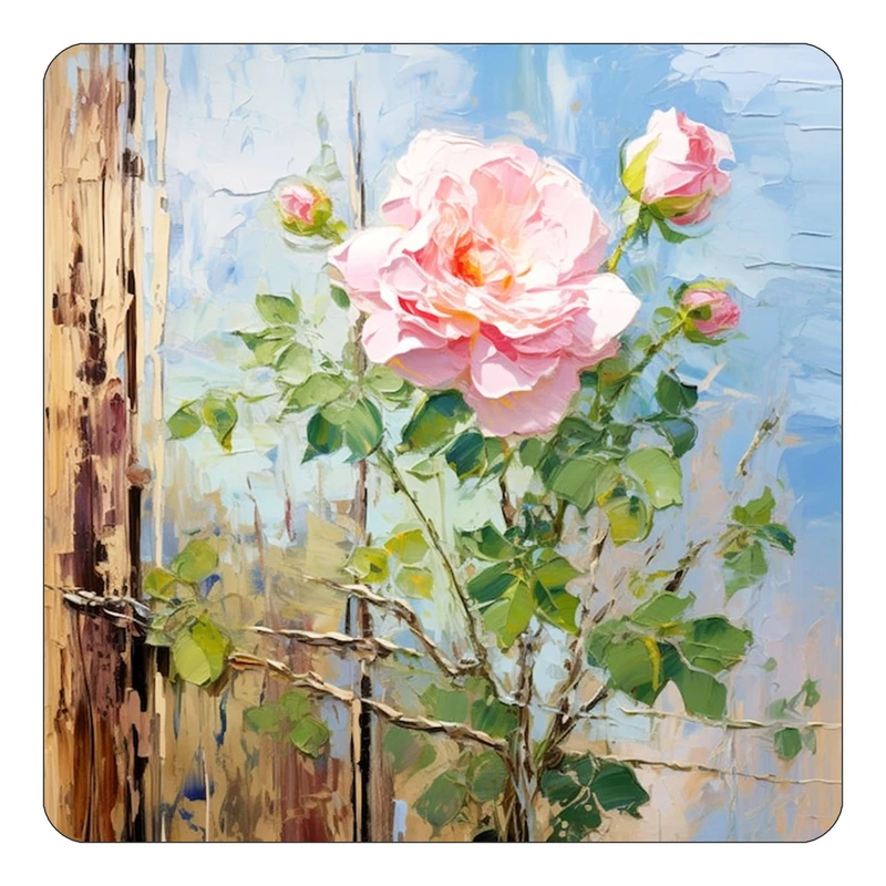 مگنت کاکتی طرح نقاشی رنگ روغن مدل mp72115