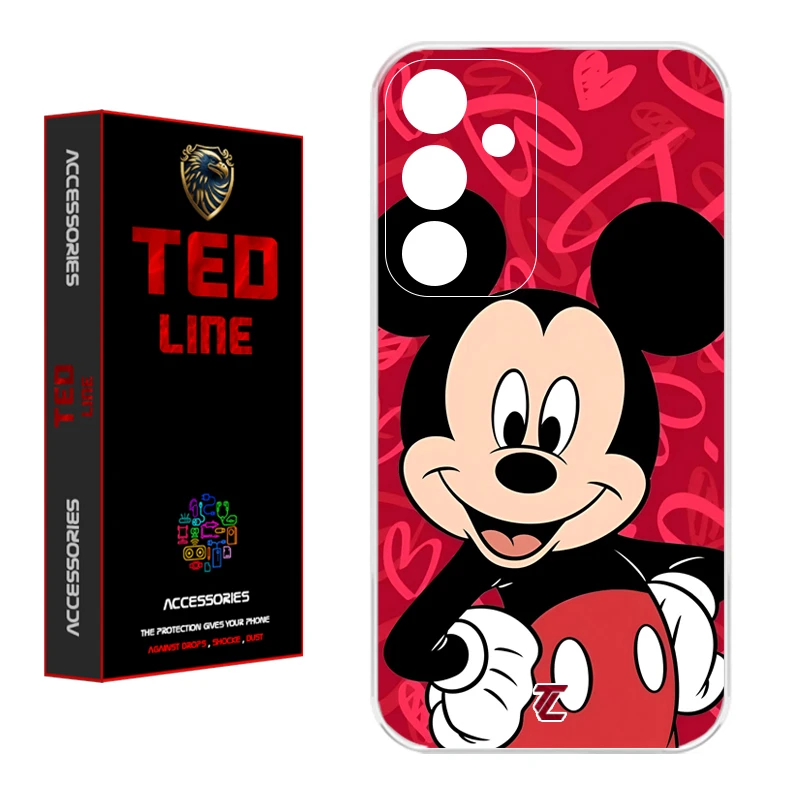 کاور تدلاین طرح میکی موس کد 1148 مناسب برای گوشی موبایل سامسونگ Galaxy A56 / A36