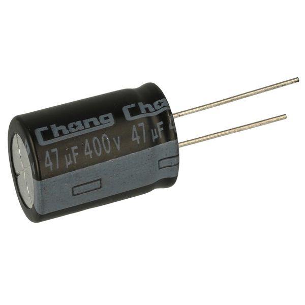 خازن 47 میکرو فاراد 400 ولت چانگ کد47-400 بسته 10 عددی