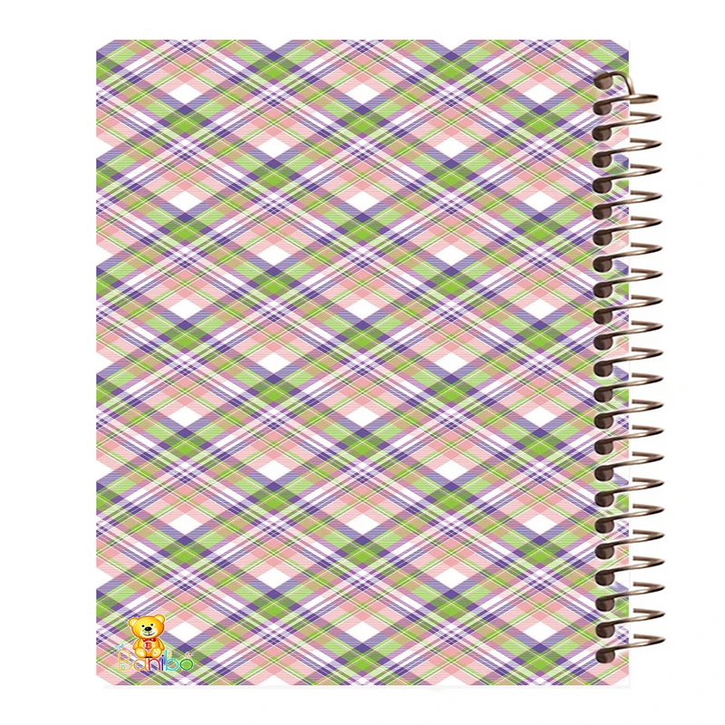 دفتر زبان 100 برگ بانیبو مدل چهارخونه کد 183