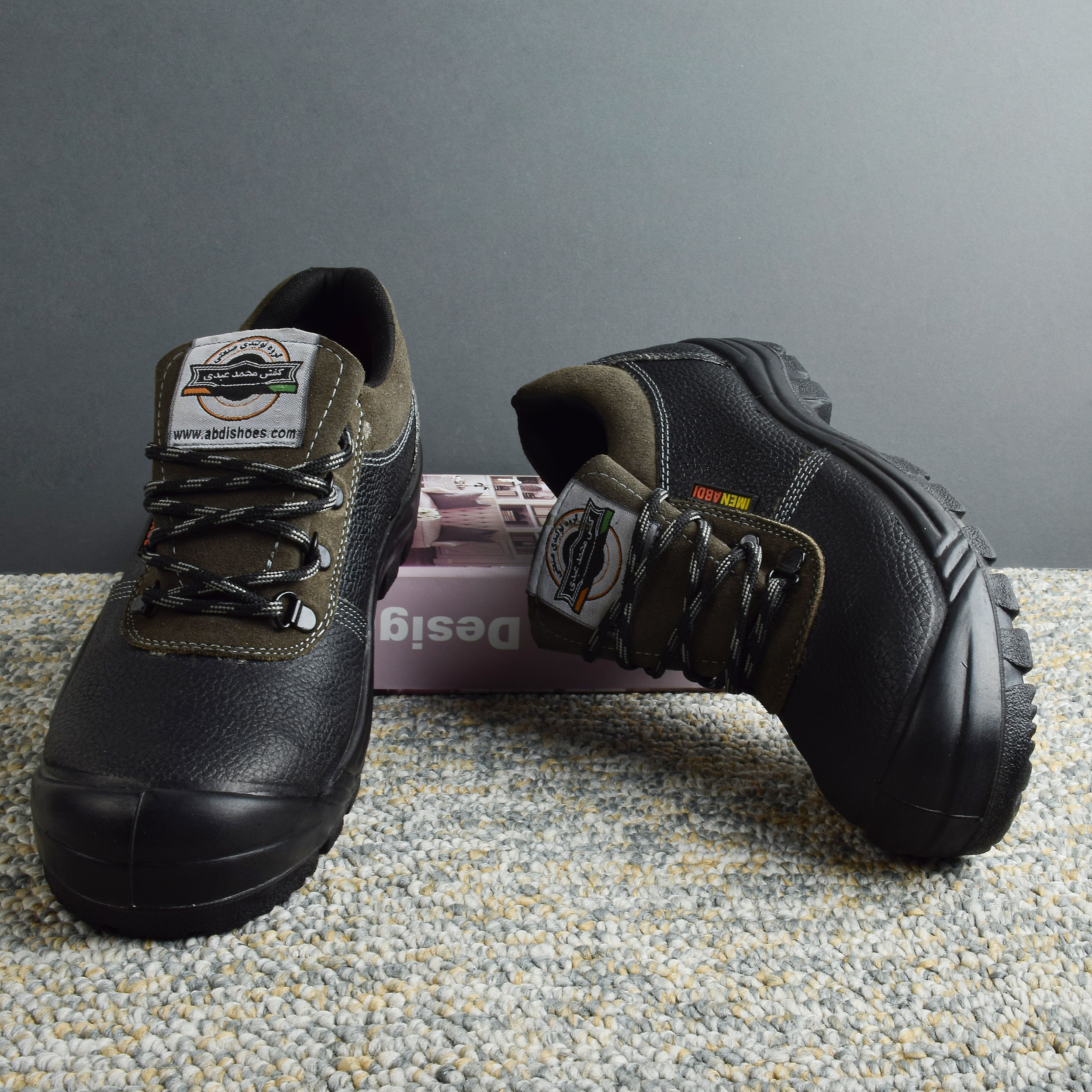 کفش ایمنی عبدی مدل GRY.1461