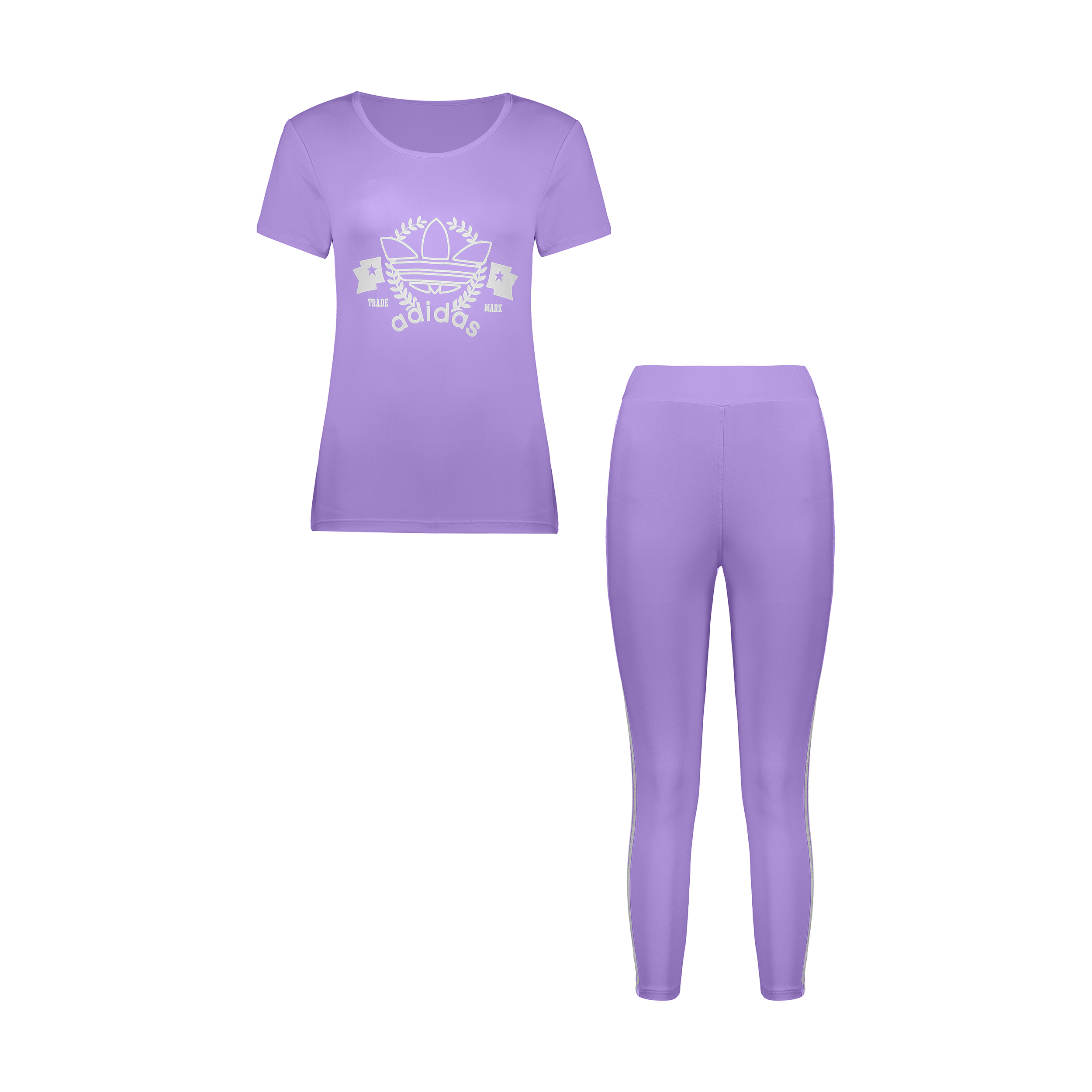 ست تی شرت و شلوار ورزشی زنانه مدل Adi-g-BN