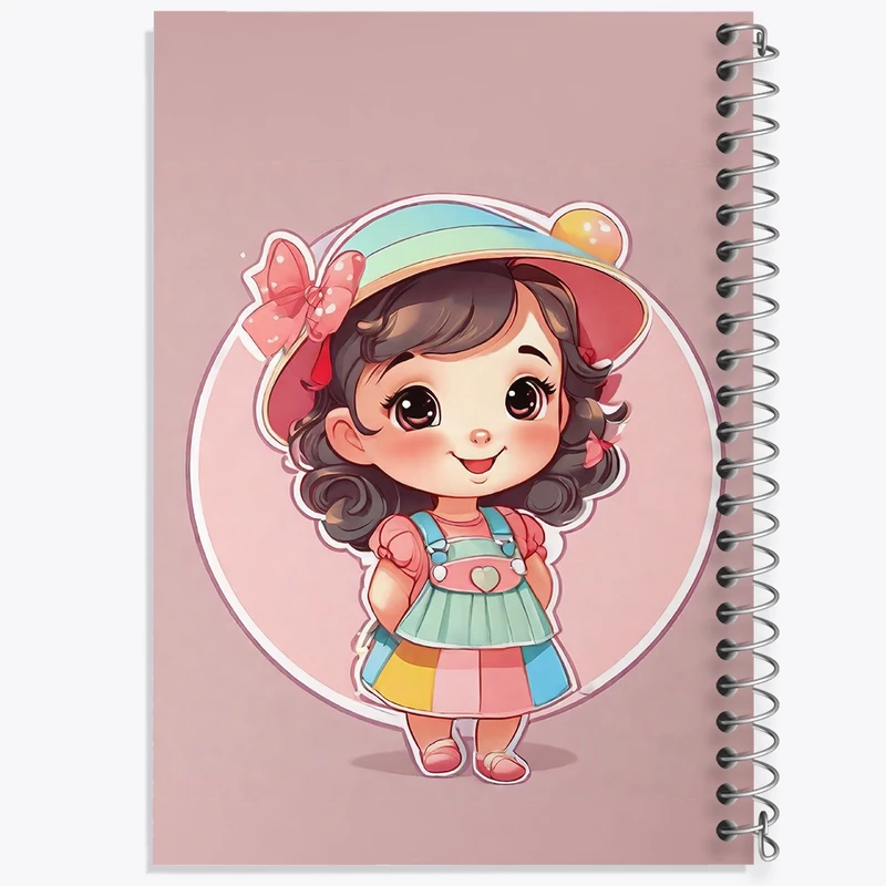 دفتر نت موسیقی 50 برگ خندالو مدل دخترانه کد F2147