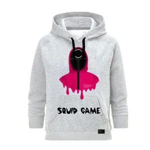 هودی زنانه مدل squid game کد B58 رنگ طوسی