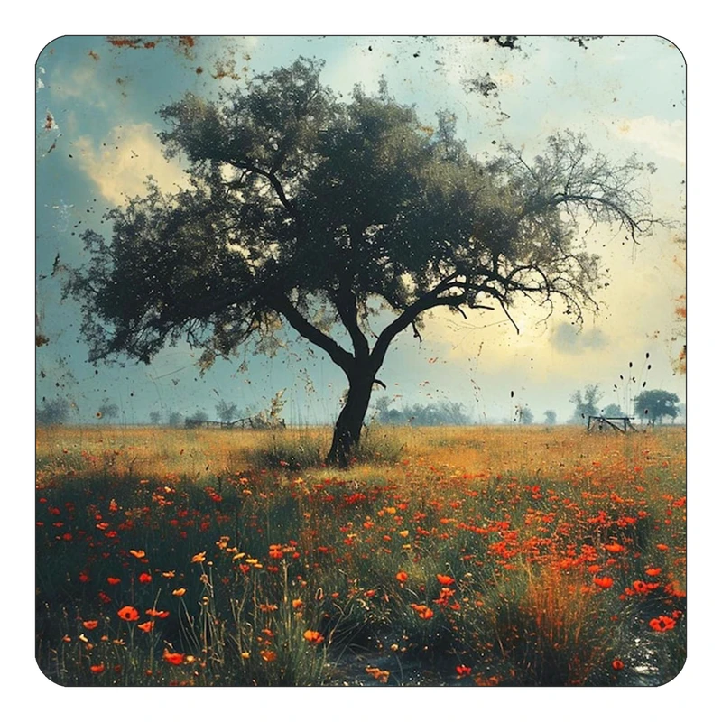 مگنت کاکتی طرح نقاشی رنگ روغن مدل mp73219