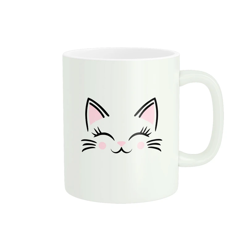  ماگ پاد آفرین طرح گربه بامزه کد 1827