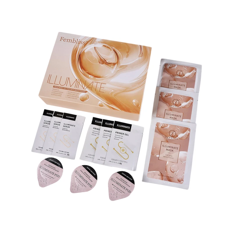 پک مراقبت از پوست فمبلیس مدل ضد لک ‌کد ILLUMINATE بسته 24 عددی