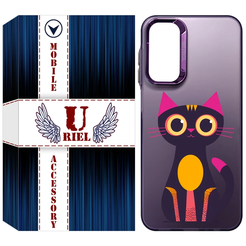 کاور یوریل مدل SCL کد 46 طرح گربه مناسب برای گوشی موبایل سامسونگ Galaxy A15 4G / A15 5G
