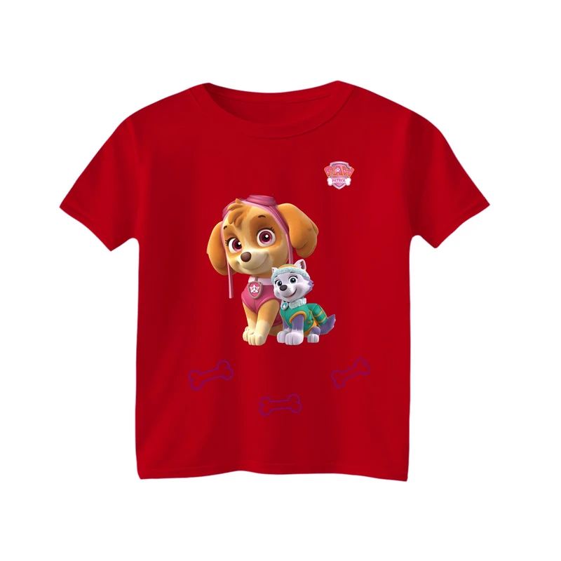 تی شرت آستین کوتاه بچگانه مدل اسکای و اورست سگهای نگهبان کد 11