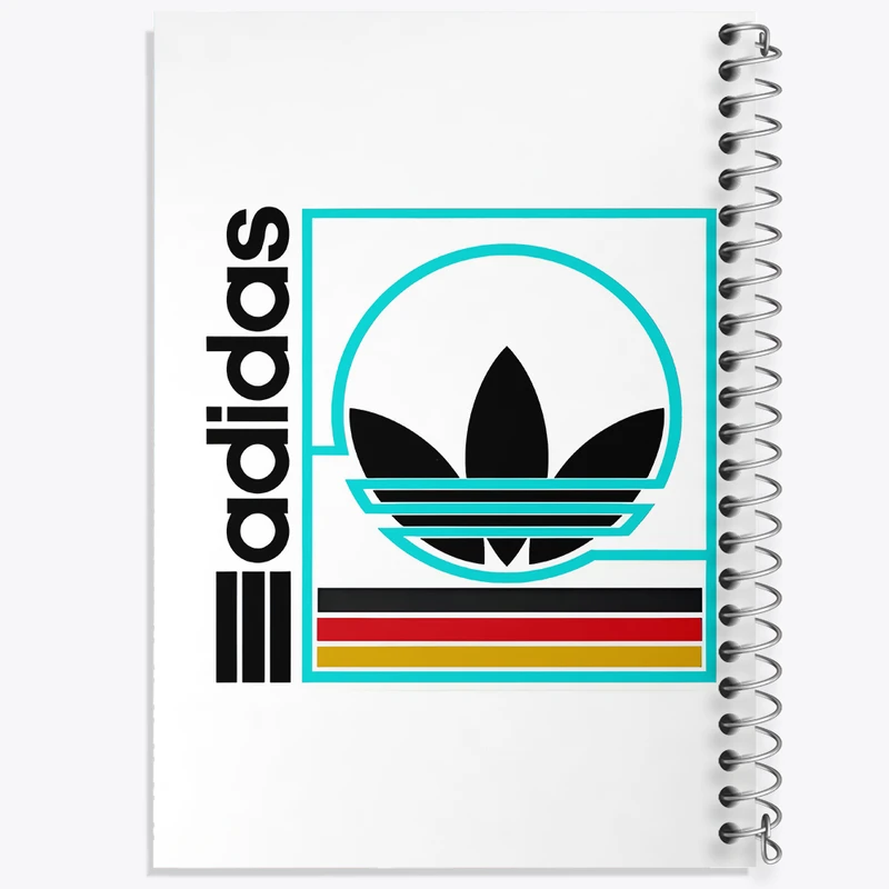 دفتر مشق 100 برگ خندالو طرح آدیداس (Adidas) کد N5118