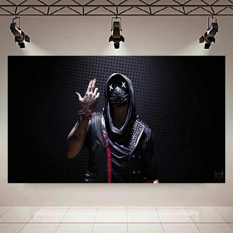 تابلو شاسی طرح گیم مدل Watch Dogs 2 کد AR538