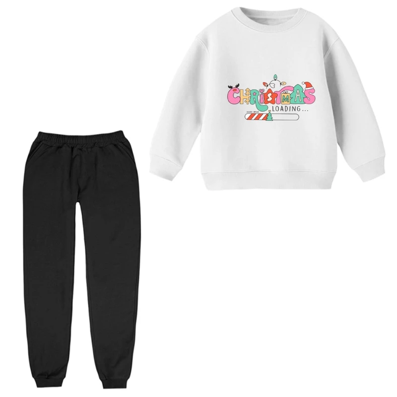 ست سویشرت و شلوار راحتی بچگانه مدل کریسمسی 22