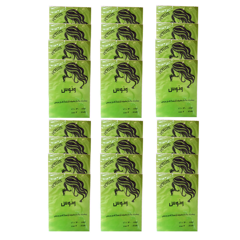 پیش بند یکبار مصرف آرایشگاهی ونوس مدل v24 بسته 24 عددی