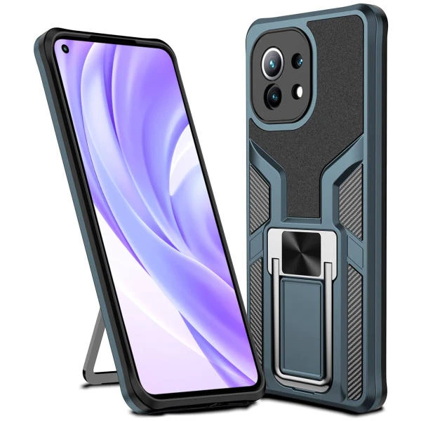 کاور آیرون من مدل King Stand مناسب برای گوشی موبایل شیائومی Mi 11 Lite