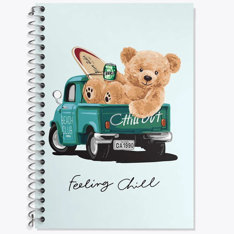 دفتر لغت 50 برگ خندالو مدل تدی Teddy کد 26158