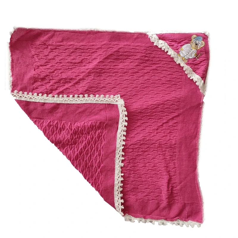 پتو نوزاد مدل خرس کد 03 سایز 80x85 سانتی متر