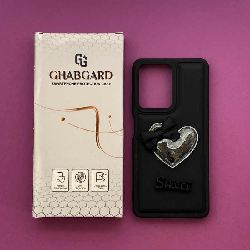  کاور قاب گارد مدل سیلیکونی دخترانه مناسب برای گوشی موبایل شیائومی Redmi Note 12 Pro 5G 