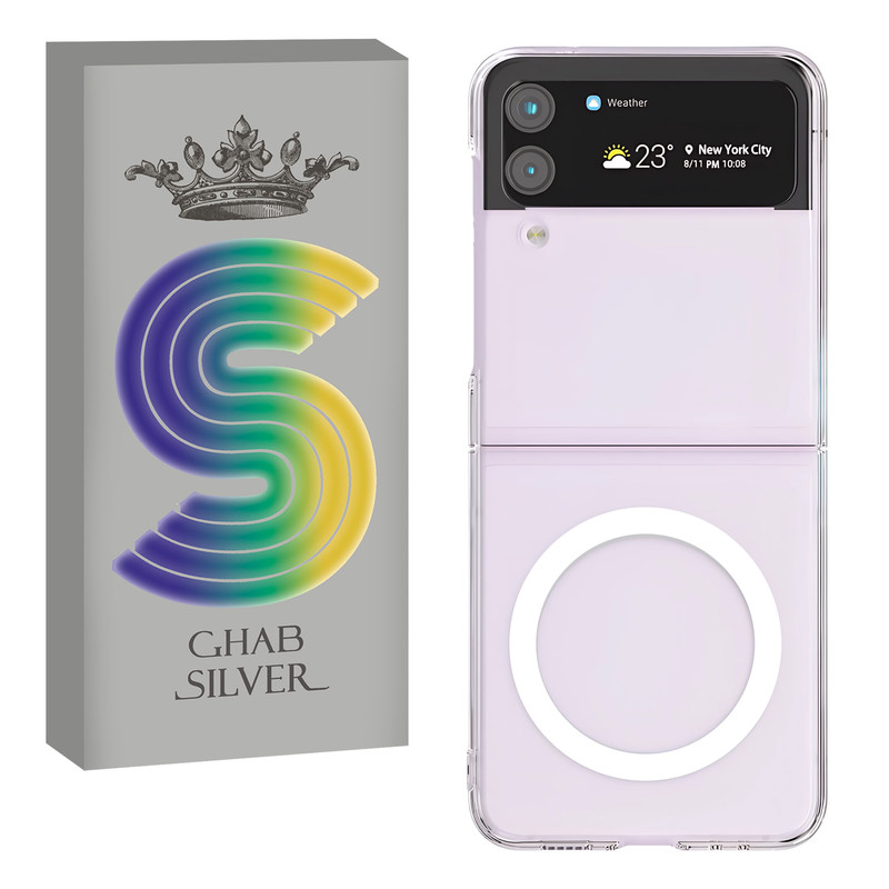 کاور قاب سیلور مدل مگسیف مناسب برای گوشی موبایل سامسونگ Galaxy Z Flip3
