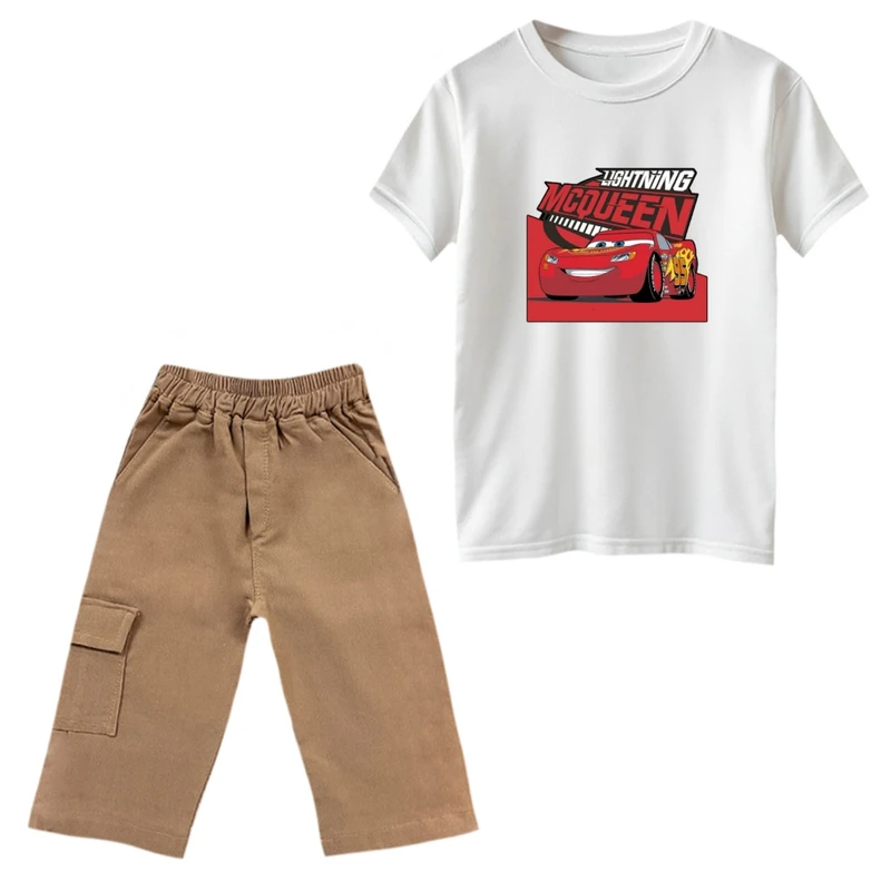 ست تی‌شرت و شلوارک پسرانه مدل مککوئین