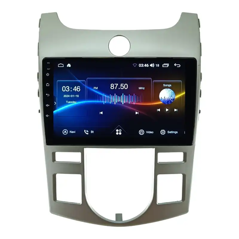 پخش کننده تصویری خودرو مدل اندروید Golden24 مناسب برای کیا سراتو