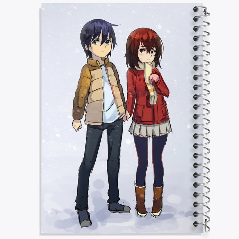 دفتر نقاشی 50 برگ خندالو طرح ساتورو و کایو انیمه اریزد کد 32211