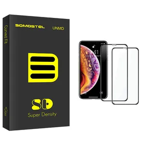 Somastel SD Glass Screen Protector For Apple  iPhone X/XS Pack Of 2