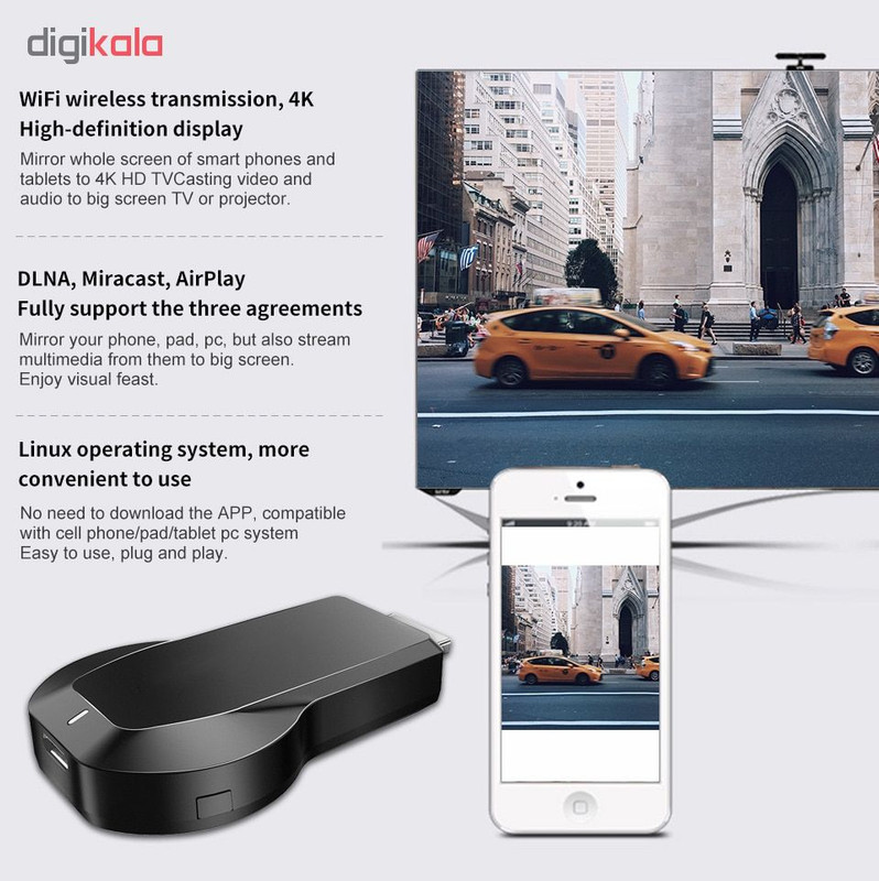 دانگل HDMI انی کست مدل (M100 4K Ultra HD (5G