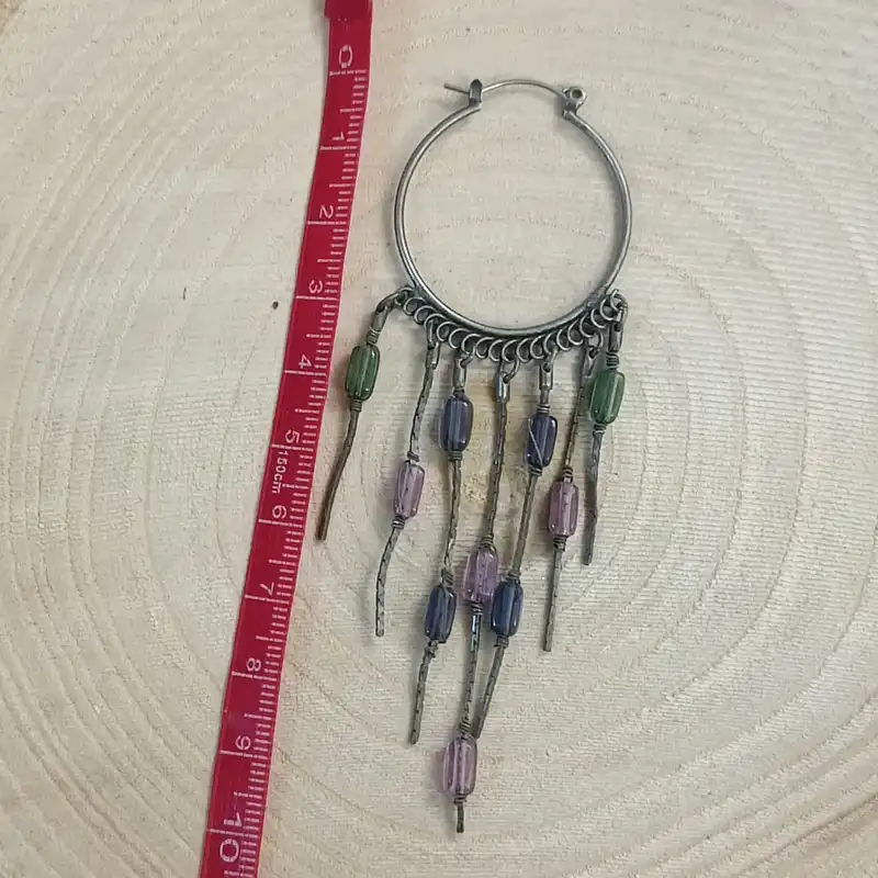 گوشواره زنانه مدل حلقه ای هندی