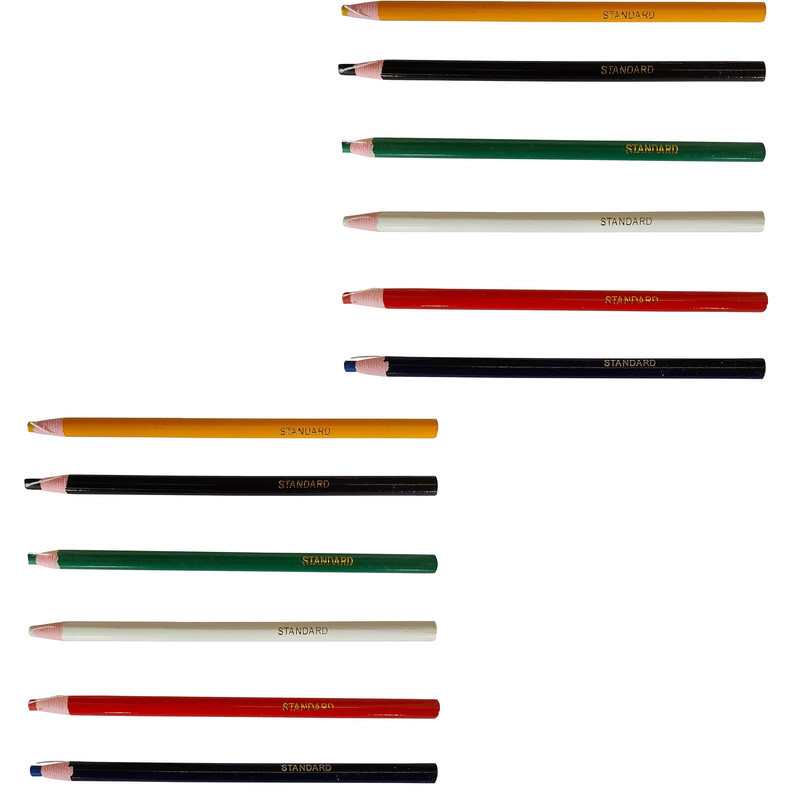 صابون خیاطی مدل مدادی بسته 12 عددی