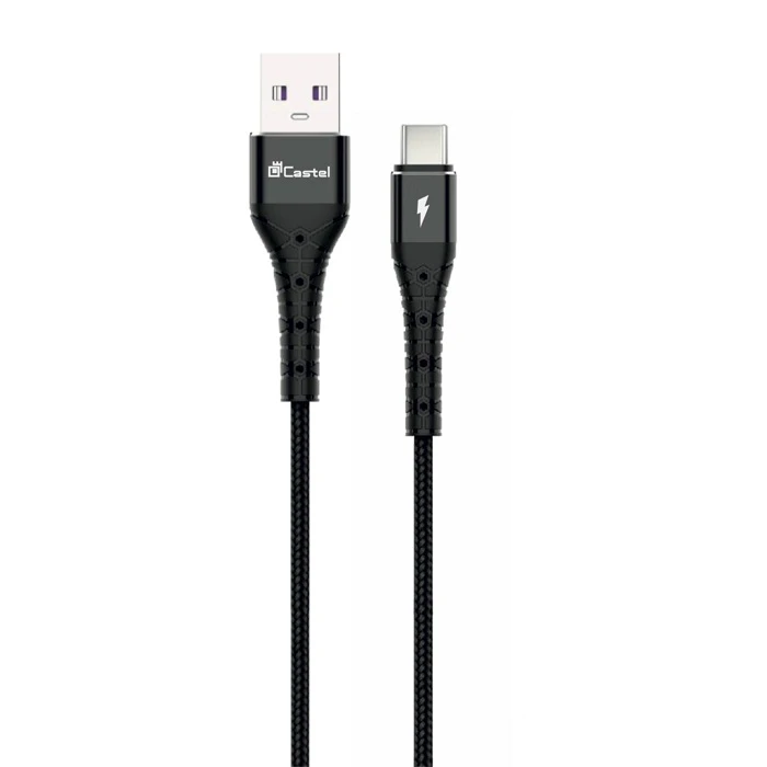 کابل تبدیل USB به USB-C کستل مدل 3A طول 1 متر