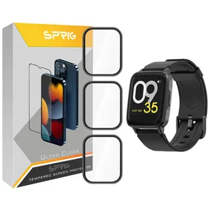 محافظ صفحه نمایش نانو اسپریگ مدل SPG مناسب برای ساعت هوشمند هایلو LS01 / LS02 بسته سه عددی