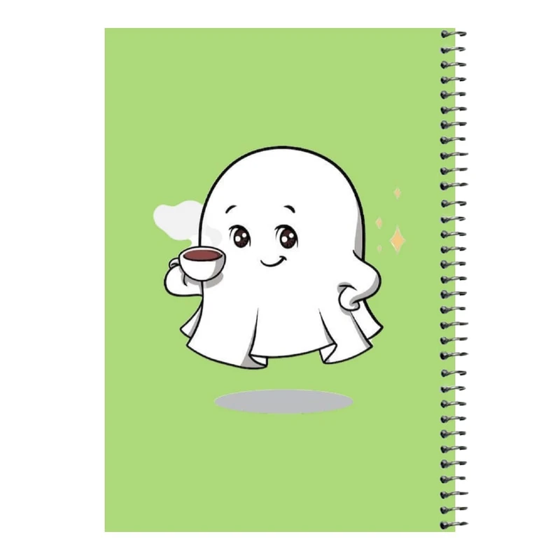 دفتر مشق 80 برگ اس جی مدل روح و قهوه   