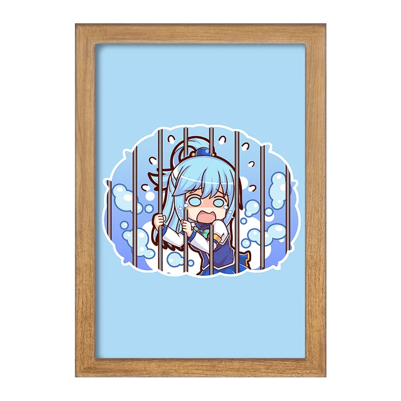 تابلو خندالو مدل آکوا انیمه کونوسوبا Konosuba کد 27163