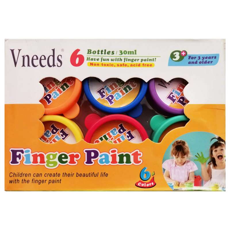 رنگ انگشتی 6 رنگ ونیدز کد 6