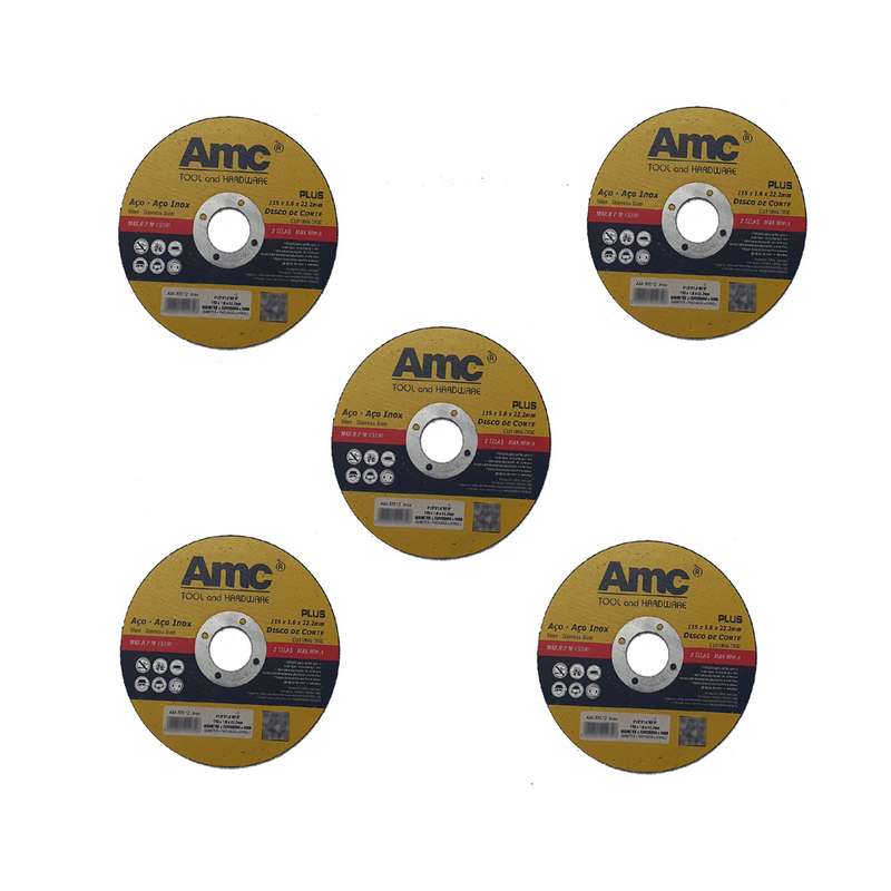 صفحه برش استیل ای ام سی مدل 115_Ye بسته 5 عددی