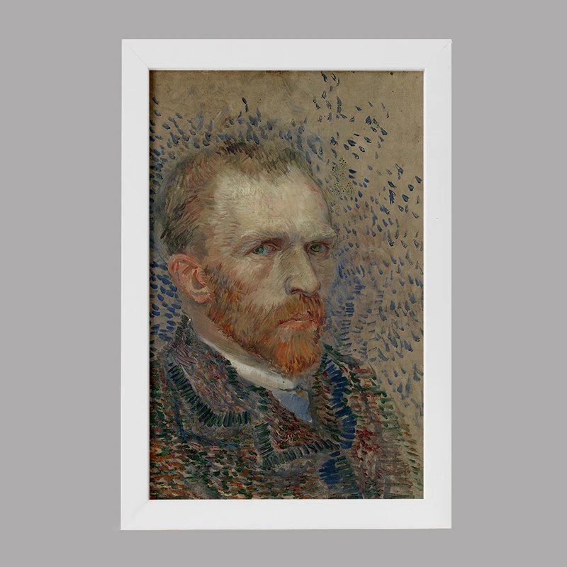 تابلو خندالو مدل سلف پرتره ونسان ونگوگ (Van Gogh) کد 36830