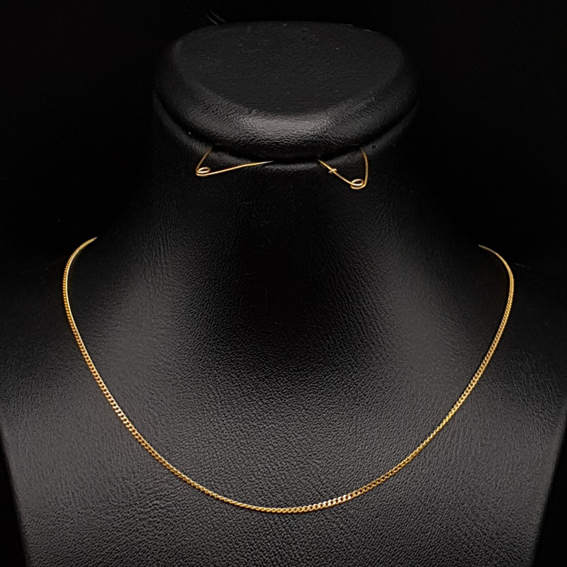 زنجیر طلا 18 عیار زنانه مدل 1EZ894