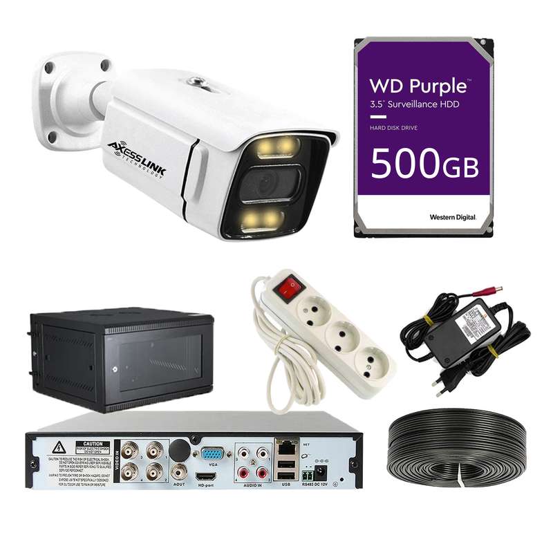 سیستم امنیتی مدل PACK AHD 1 STAR LIGTH - AXESSLINK سیستم امنیتی مدل PACK AHD 1 STAR LIGTH - AXESSLINK