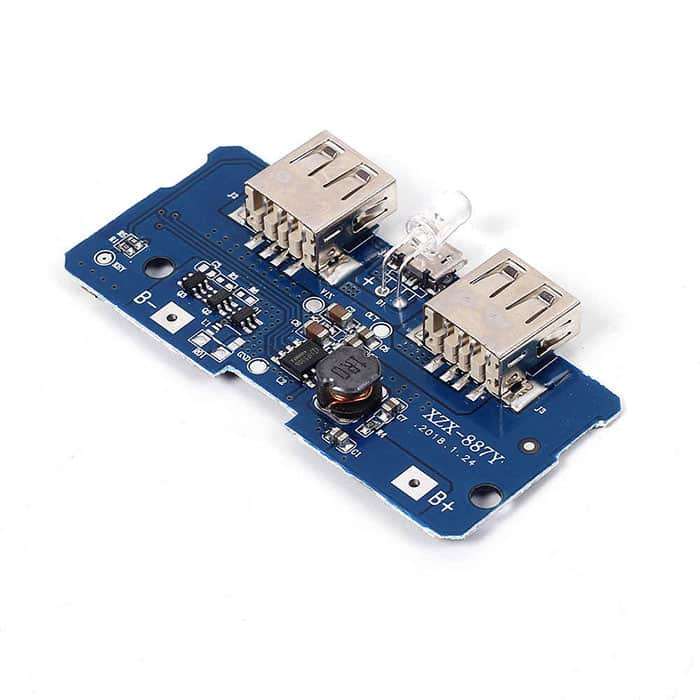 ماژول پاور بانک دو خروجی مدل JX-887Y ماژول پاور بانک دو خروجی مدل JX-887Y